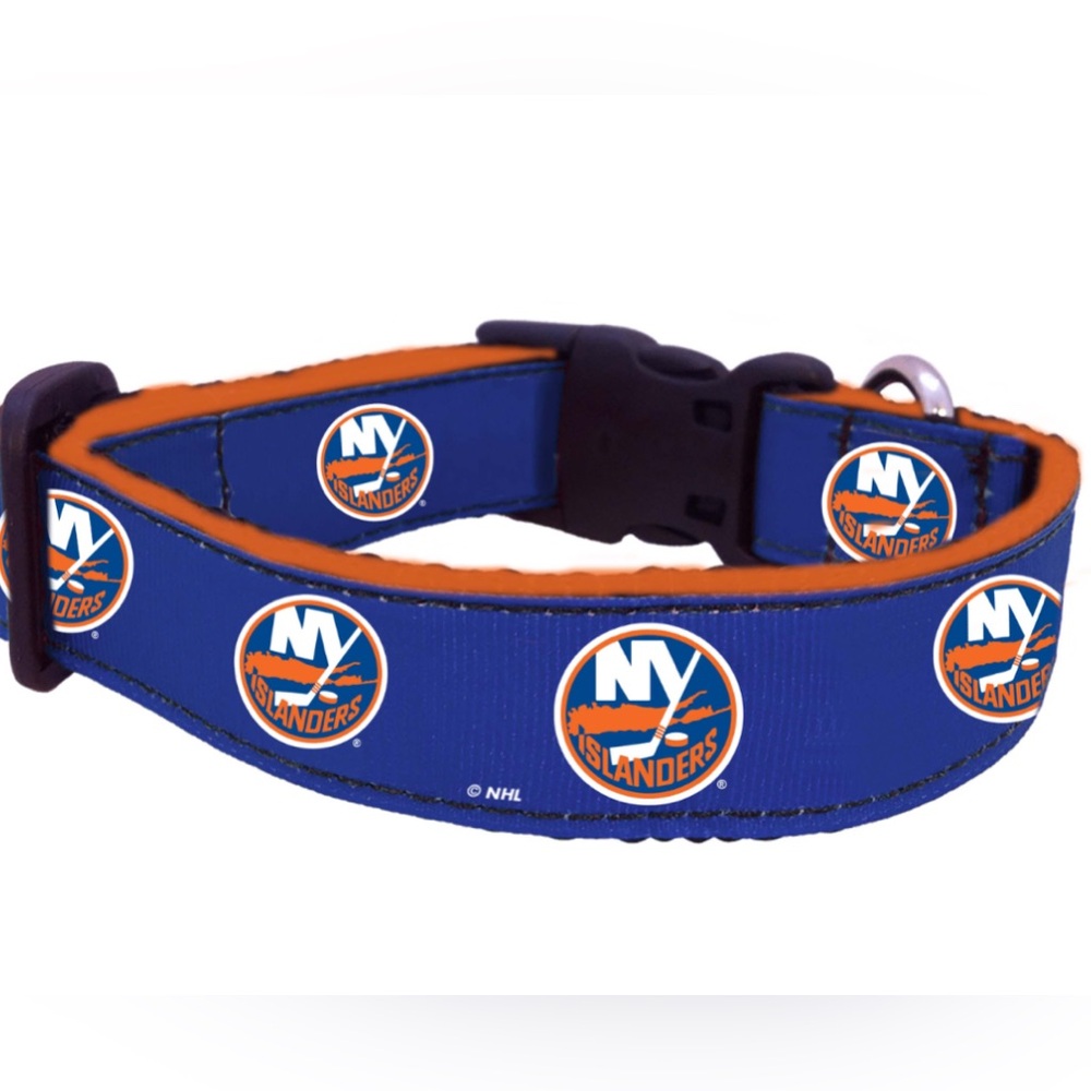 New All Star Dogs New York Islanders dog collar size small NHL
